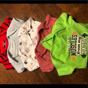 Sport baby boy onesie bundle